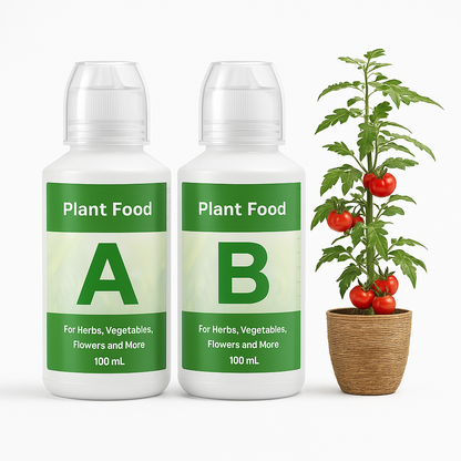 Hydroponic Nutrient Liquid A and B Fertilizer Solution Kit Hydroponic