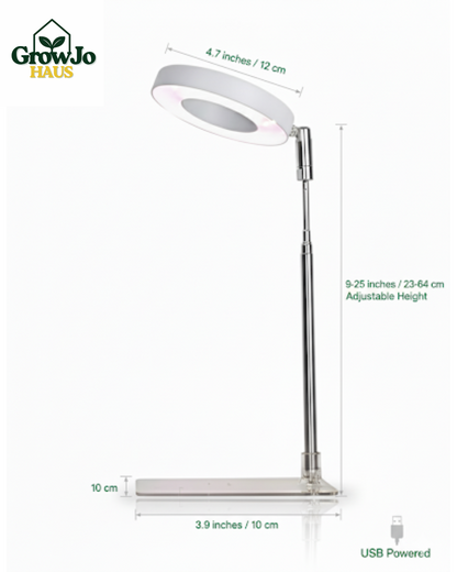 🌱 Full Spectrum Indoor LED Grow Light with Adjustable Stand