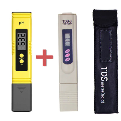 TDS Meter 0-9990ppm Digital PH Meter 0.01 PH High Precision Pen Water