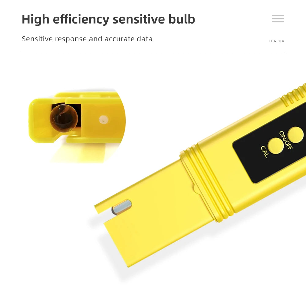 TDS Meter 0-9990ppm Digital PH Meter 0.01 PH High Precision Pen Water