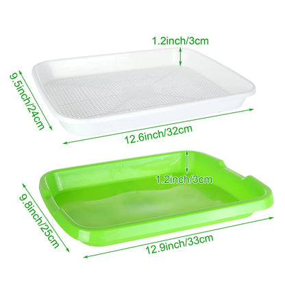 Microgreens Sprouter Tray Hydroponic / Sprouting Tray For Sprout