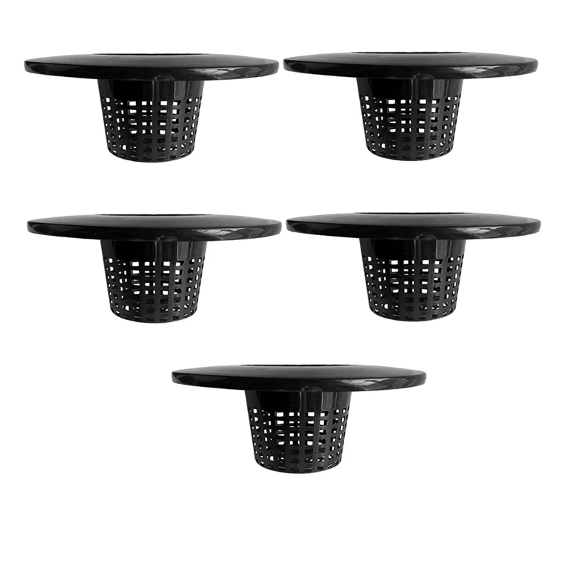 6 Inch Net Pot For 5 Gallon Buckets Wide Lids 5 Pack