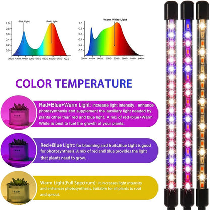 3 Colors LED USB Grow Light Phytolamp for Plants with Control Full