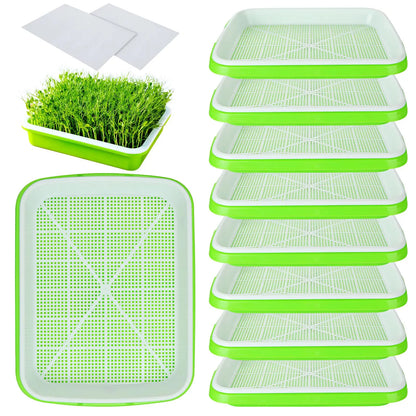 Microgreens Sprouter Tray Hydroponic / Sprouting Tray For Sprout